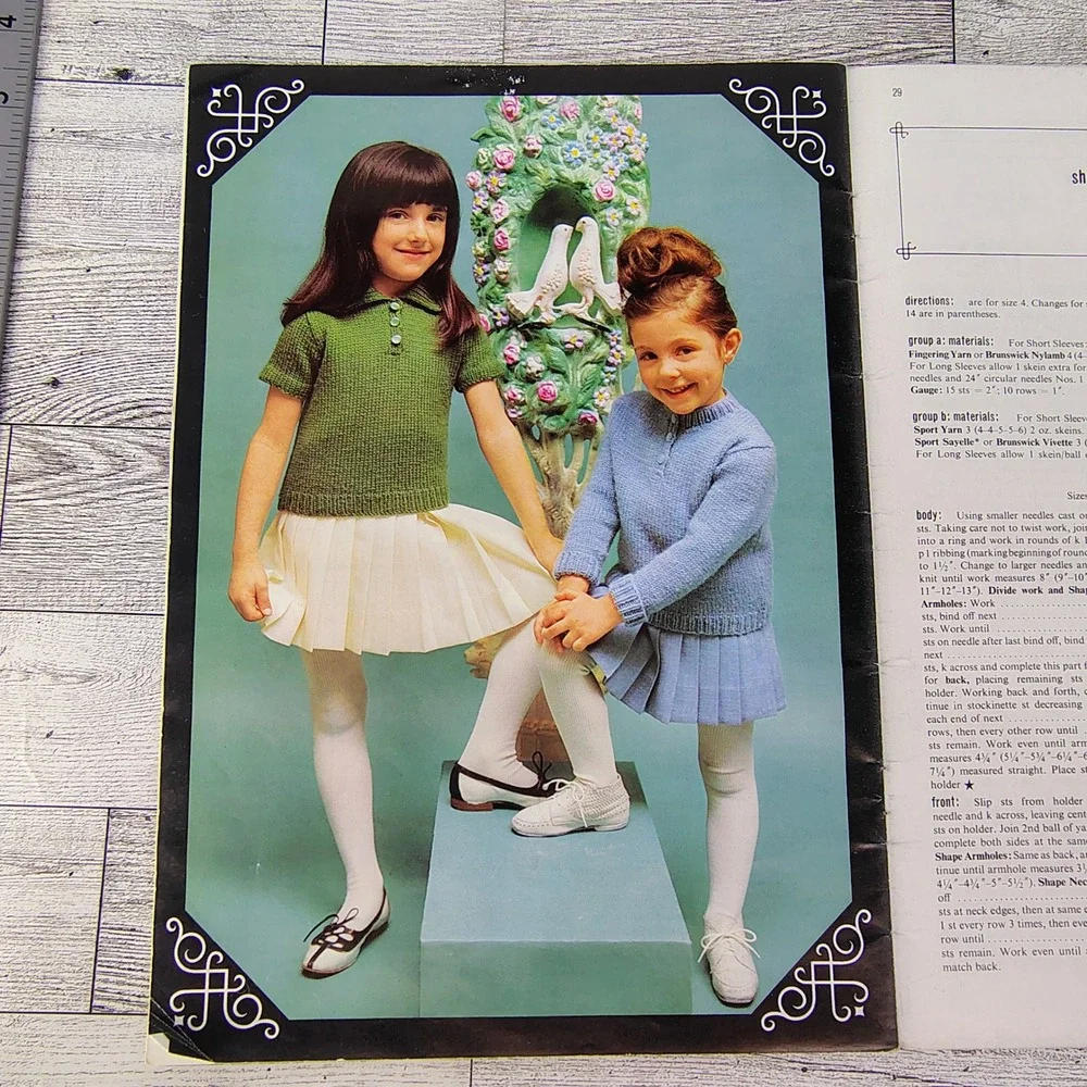 Brunswick Volume 626 Wonderland – 1968 Vintage‎ Kids' Knitting Pattern Booklet